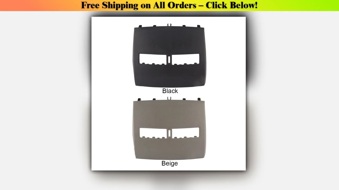 Car Finisher Instrument Panel Cover Front Dashboard Panel Shell NonSlip Air Conditioner Vent Outlet