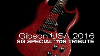 Gibson 2016 SG Special '70s Tribute Overview  •  Wildwood Guitars