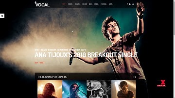 Vocal - Music Event WordPress Theme      Walt Garey