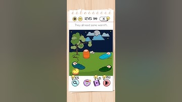 Brain Test Level 199 They All Need Some Warmth Walkthrough