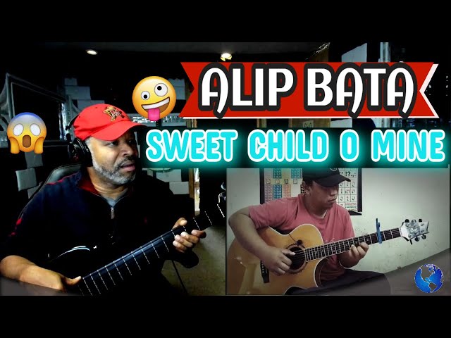 ALIP BA TA    Sweet Child O' Mine   Guns n' Roses (Fingerstyle Cover) #Alipers - Producer Reaction class=