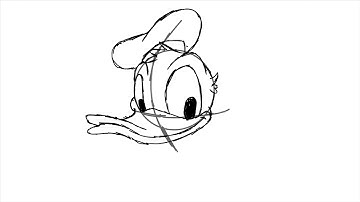 Donald Duck Drawing Timelapse