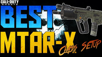 BEST MTAR-X CLASS SETUP! "CoD Ghosts" "Call of Duty Ghosts Gameplay"