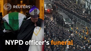 NYC Mayor Eric Adams and thousands mourn murdered officer Jason Rivera