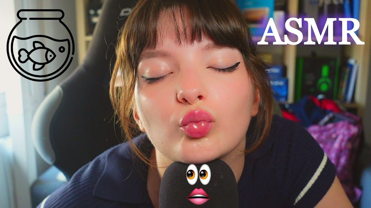 FISHBOWL EFFECT (inaudible, mouthsounds, besitos, afirmaciones positivas) 100% relajante🤍