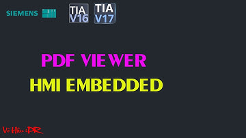 #33 Siemens TIA open PDF viewer on HMI comfort runtime | WinCC advance V17