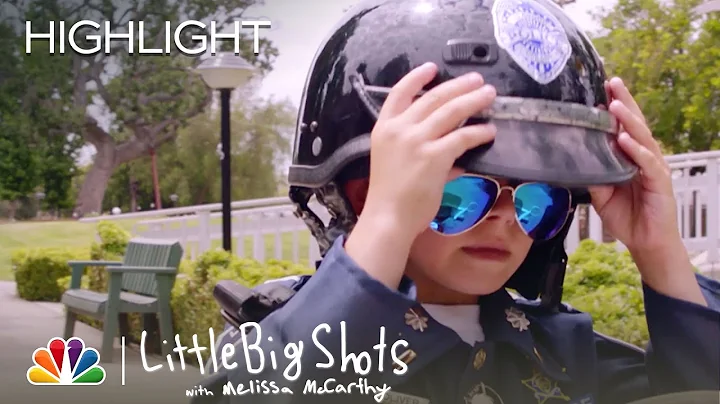 Child Police Officer Oliver, His K9 Officer Ruby a...