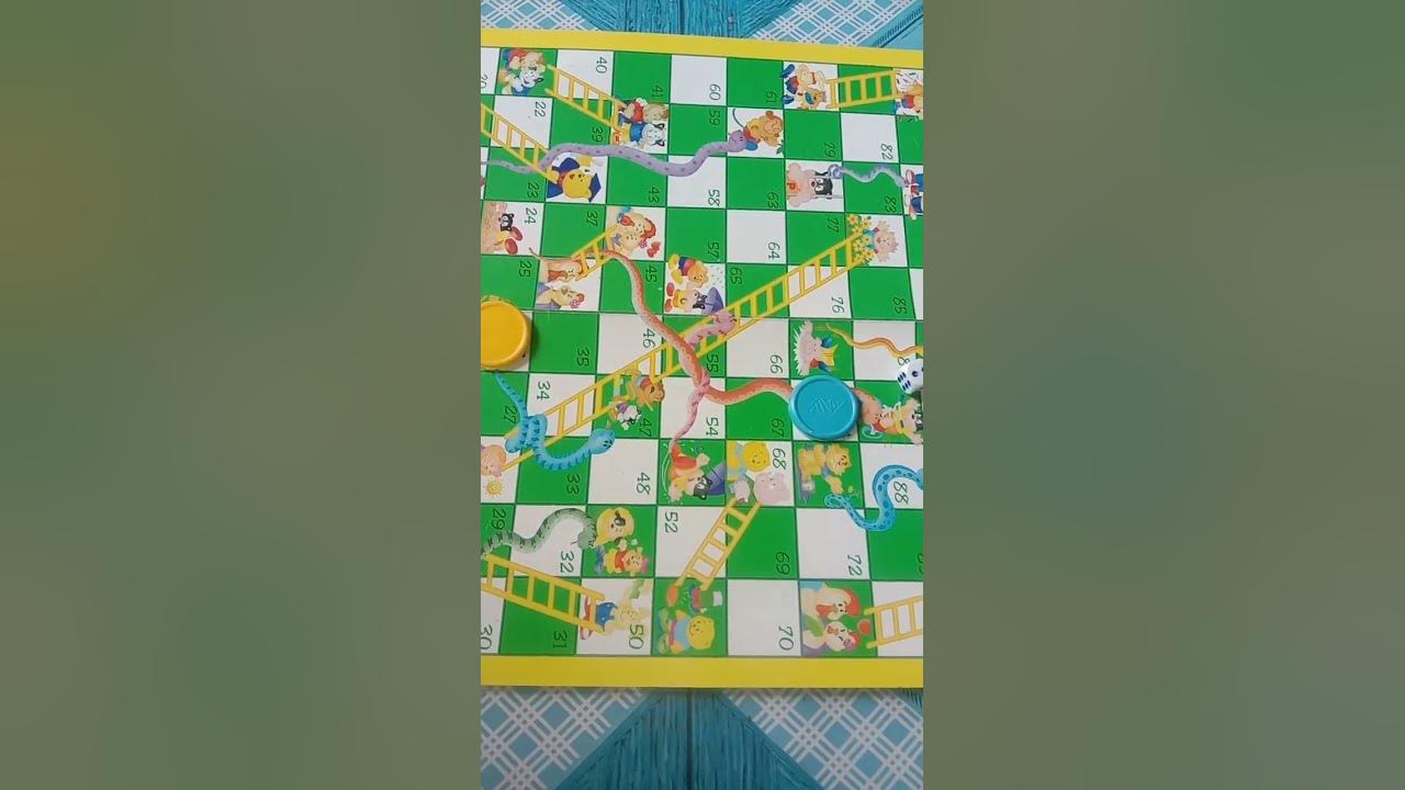 🐍SNAKE'S AND LADDERS #shorts #game #howto #snake #ladders
