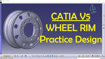 Wheel Rim Practice Design in CATIA V5| CATIA Practice | CAD Designs