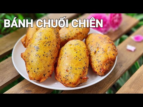 Video Cách làm Bánh Chuối Chiên Căng Phồng, Giòn Rụm | Hà Ly... - youtube