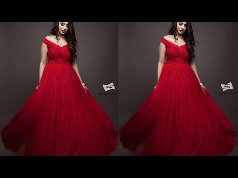 gorgeous simple and beautiful chiffon and net long maxi dress/evening party  maxi dress design 2020 - YouTube