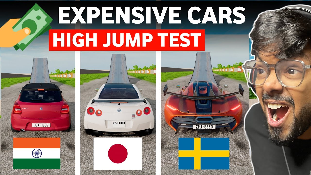 World's Most Expensive Cars Jump Test | AFKaman