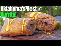 Authentic Oklahoma Onion Burger Burrito Recipe, Chimichanga Style!