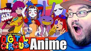 The Amazing Digital Circus Anime Opening (3 Anime Animations) REACTION!!!