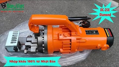 ĐẬP HỘP  - Máy cắt sắt thủy lực cầm tay DC-25X Diamond Nhật Bản