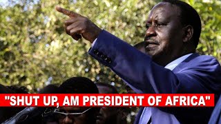 DRAMA!! Watch how Raila silenced this journalists after he asked him tough questions about Kenya!