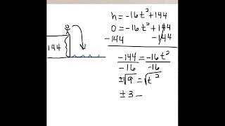 Math 099 - 13.7 Applications of Quadratic Equations