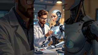 🤓साइंटिस्ट ने एक लेडी रोबोट बनाया।। #ai #motivation #scientist #trending