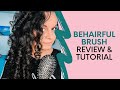 Behairful Brush Review & Tutorial for Fine Curly Hair