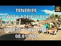 TENERIFE - COSTA ADEJE WALK IN STORMY WEATHER - 08.01.2021