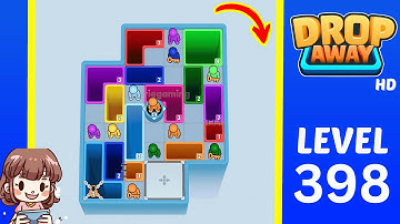Drop Away Level 398 Solution Walkthrough