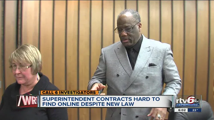 Superintendent contracts tricky to find on school districts' websites, despite new Indiana law