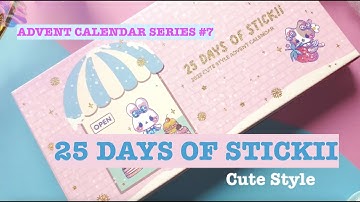 25 Days of Stickii Advent Calendar / Do you like Stickers?? / #adventcalendar2022 Series #7