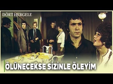 Dört Hergele Türk Filmi | Oya, İrfan ve Arkadaşlarını Baskında Yalnız Bırakmak İstemez
