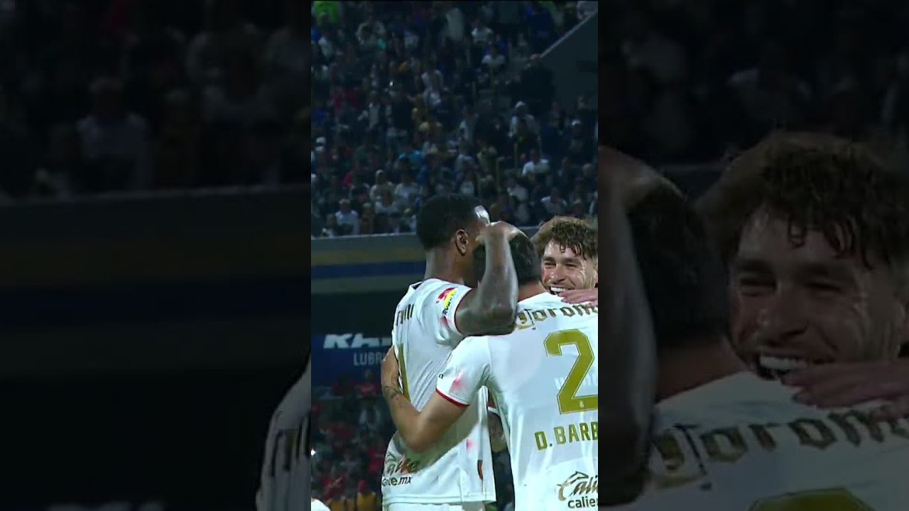 ¡Barbosa pone el del empate ante los Pumas! 👀⚽ #shorts