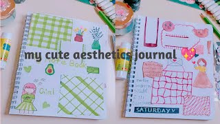my cute aesthetics journal l like and comment l subscribe to my channel l drawing by khadiza🦋