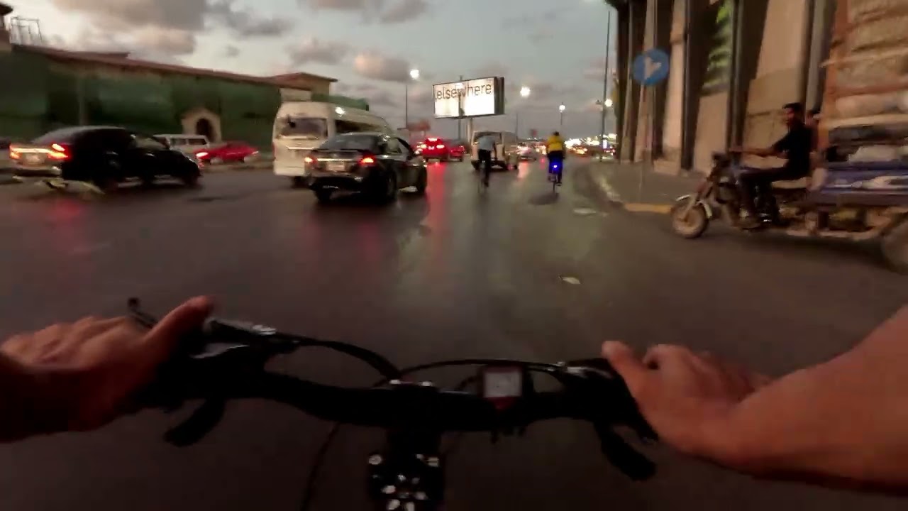 Cycling Ride - Alexandria, Egypt streets