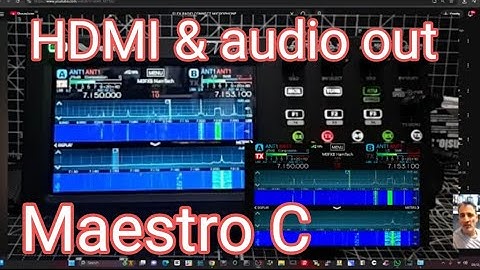 FlexRadio Maestro C , Export HDMI Image and Audio to OBS Studio