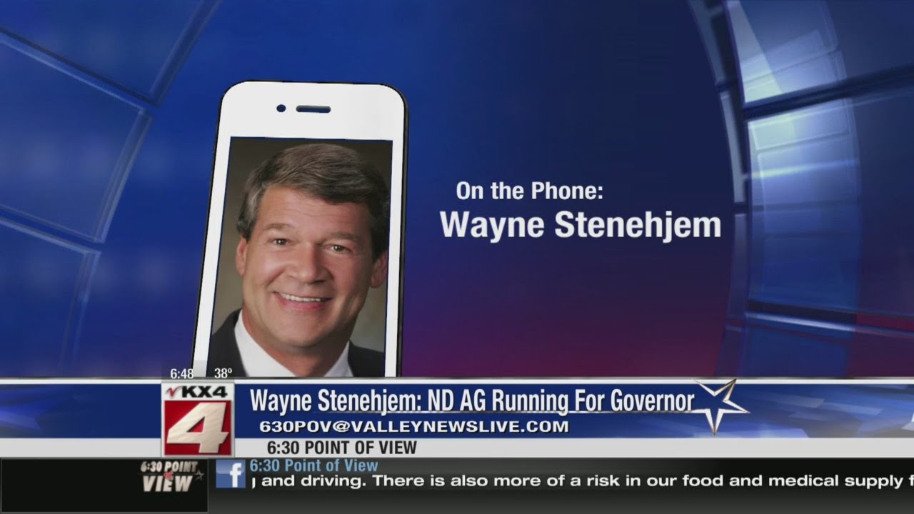 Wayne Stenehjem: North Dakota AG Announces Run For Governor