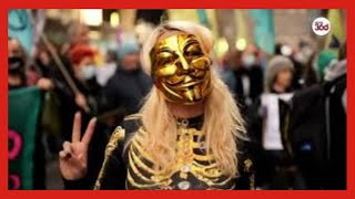 Extinction Rebellion activists protest outside JP Morgan in Glasgow- News 360 Tv