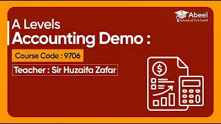 A Levels Accounting 9706 | Correction of Errors Part 1 | Sir Huzaifa Zafar