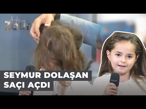 Həmin Zaur | Zaur Kamal balaca Yağmurun saçını canlı efirdə qarışdırdı