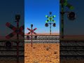 【踏切アニメ】応援するふみきりカンカン 17♪ Railroad crossing to support 17　♫ #Shorts　#ショート