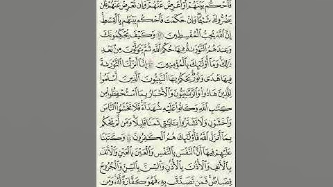رواية رويس عن يعقوب الشيخ أحمد عيسى المعصراوي سورة المائدة.