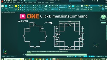 All Dimensions in one click ✅ ll Auto LISP dimensions command in AutoCAD #autocad2d #2d #design