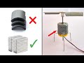 क्या होगा अगर इस DC motor में powerful Neodymium Magnet लगा दें || amazing DC motor Experiment