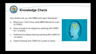CDBG Davis-Bacon and Related Acts Training - Day 1 (February 10, 2026)