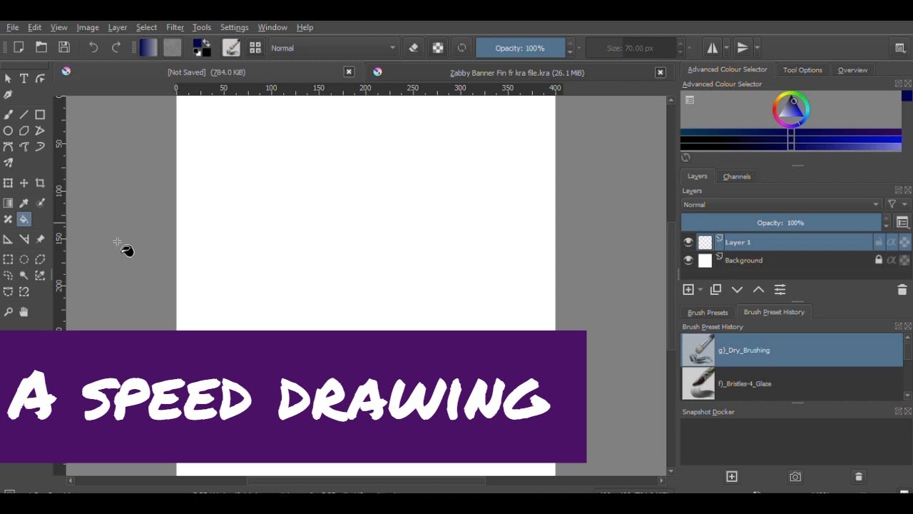 Create simple logo with Krita, FREE SOFTWARE - YouTube