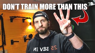 WHAT IS THE OPTIMAL TRAINING DAYS PER WEEK