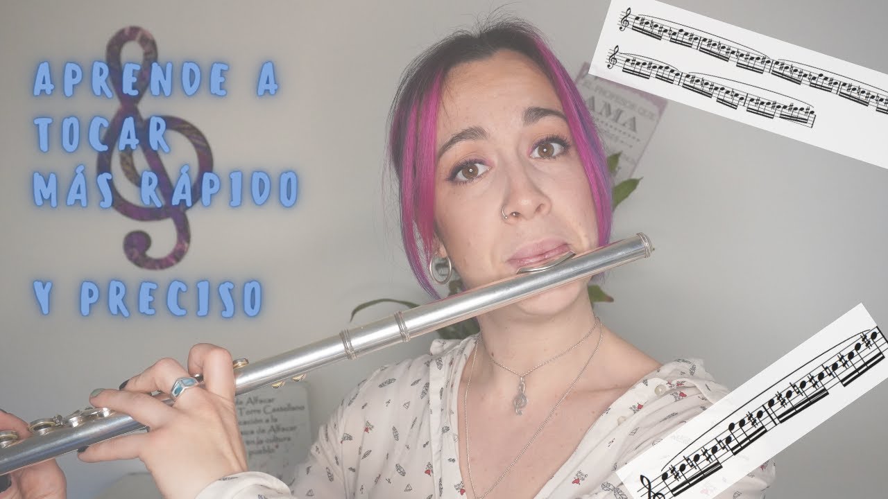 Consigue TOCAR MÁS RÁPIDO y ser MÁS PRECISO con estos EJERCICIOS || Velocidad en la FLAUTA TRAVERSA