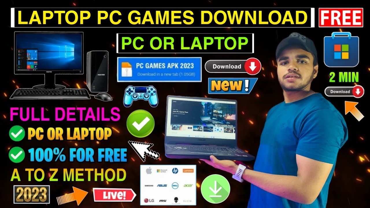 🎮 How To Download Games In Laptop & PC, Computer Me Game Kaise Download  Karen
