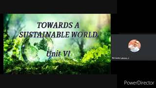 Towards A Sustainable World (GED 104) Net Worth