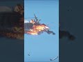 Missile Strikes Enemy Aircraft - Plane Destroyed in Mid-Air! War Thunder #shorts