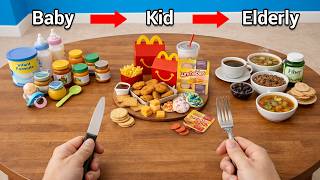I Ate Every Age's Food For 5 Days, But The Age Gets Older Every Day