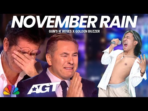 All The Judges Cry Hysterically | When They Heard The Song November Rain With Extraordinary Voice