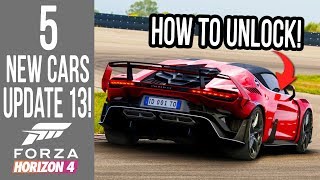 Forza Horizon 4 - All 5 New Cars From Update 13